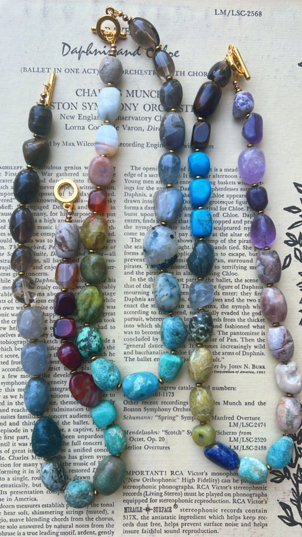 Statement layer necklaces