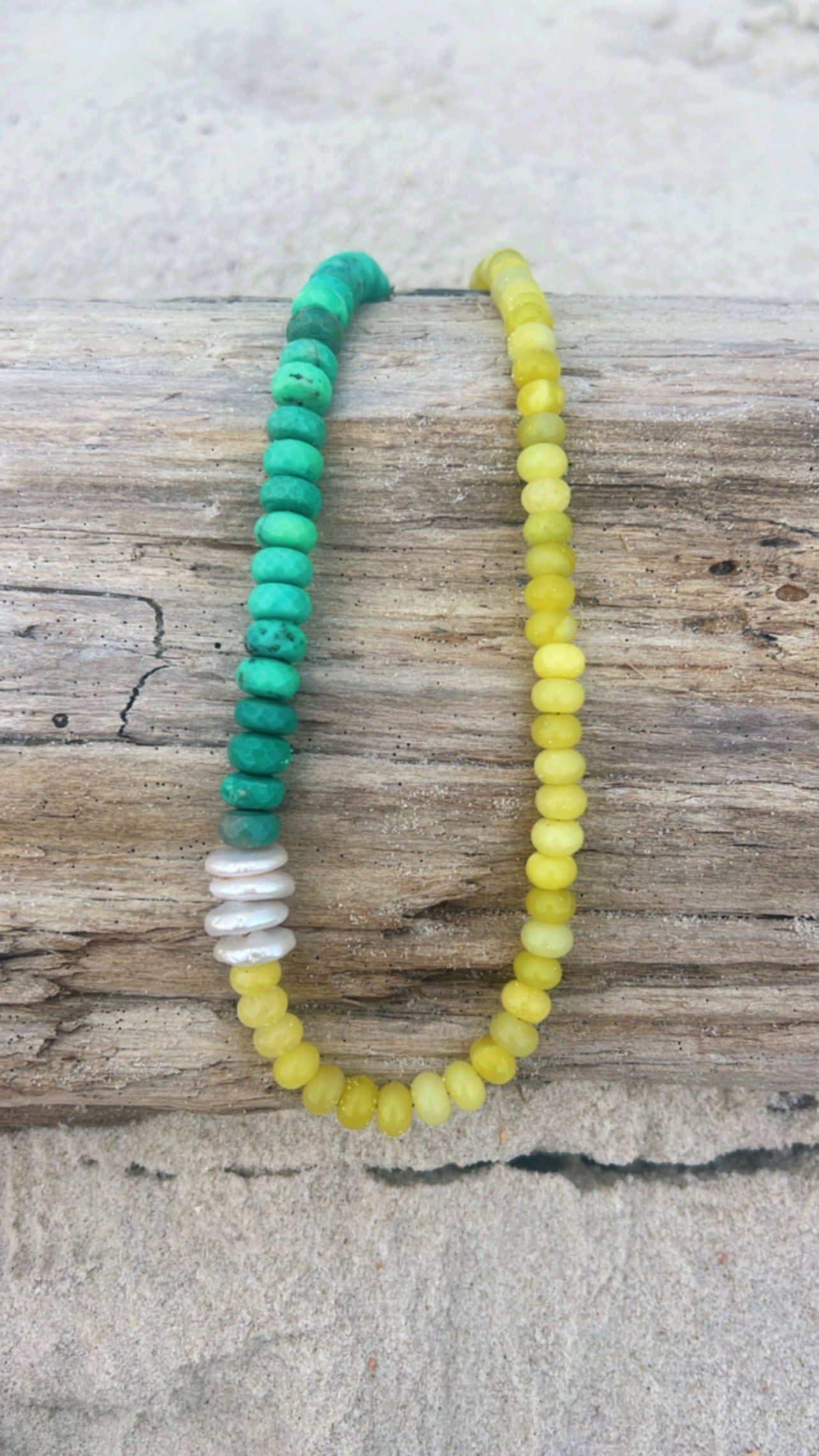 Statement sea split necklace