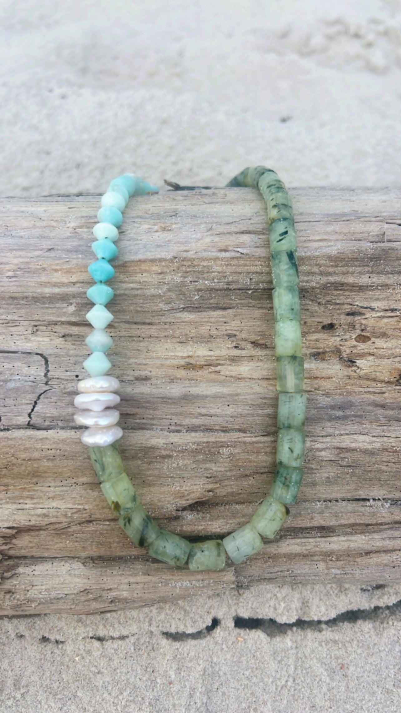 Statement sea split necklace