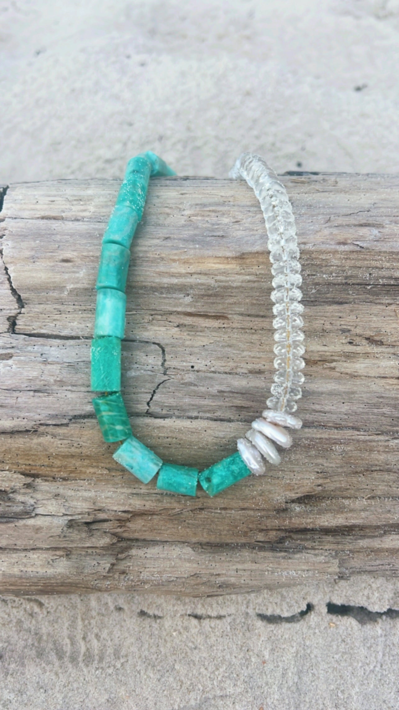 Statement sea split necklace