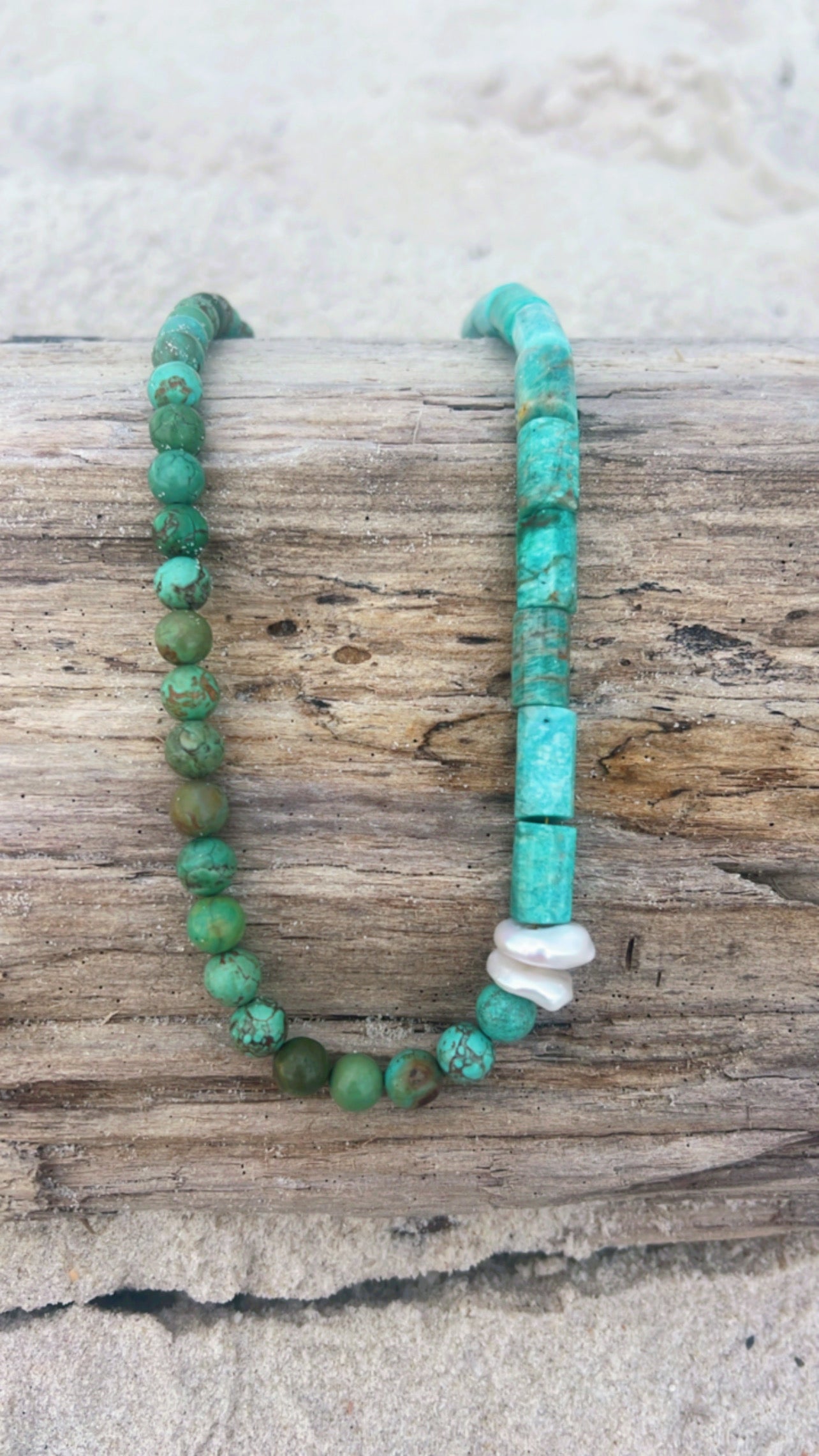 Statement sea split necklace