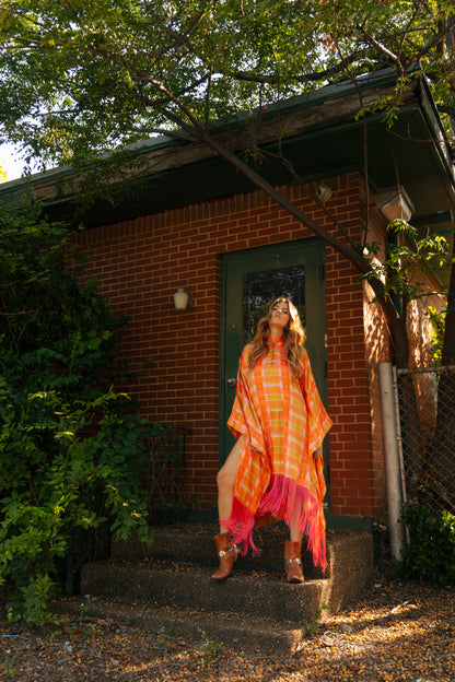 Laire fringe kaftan