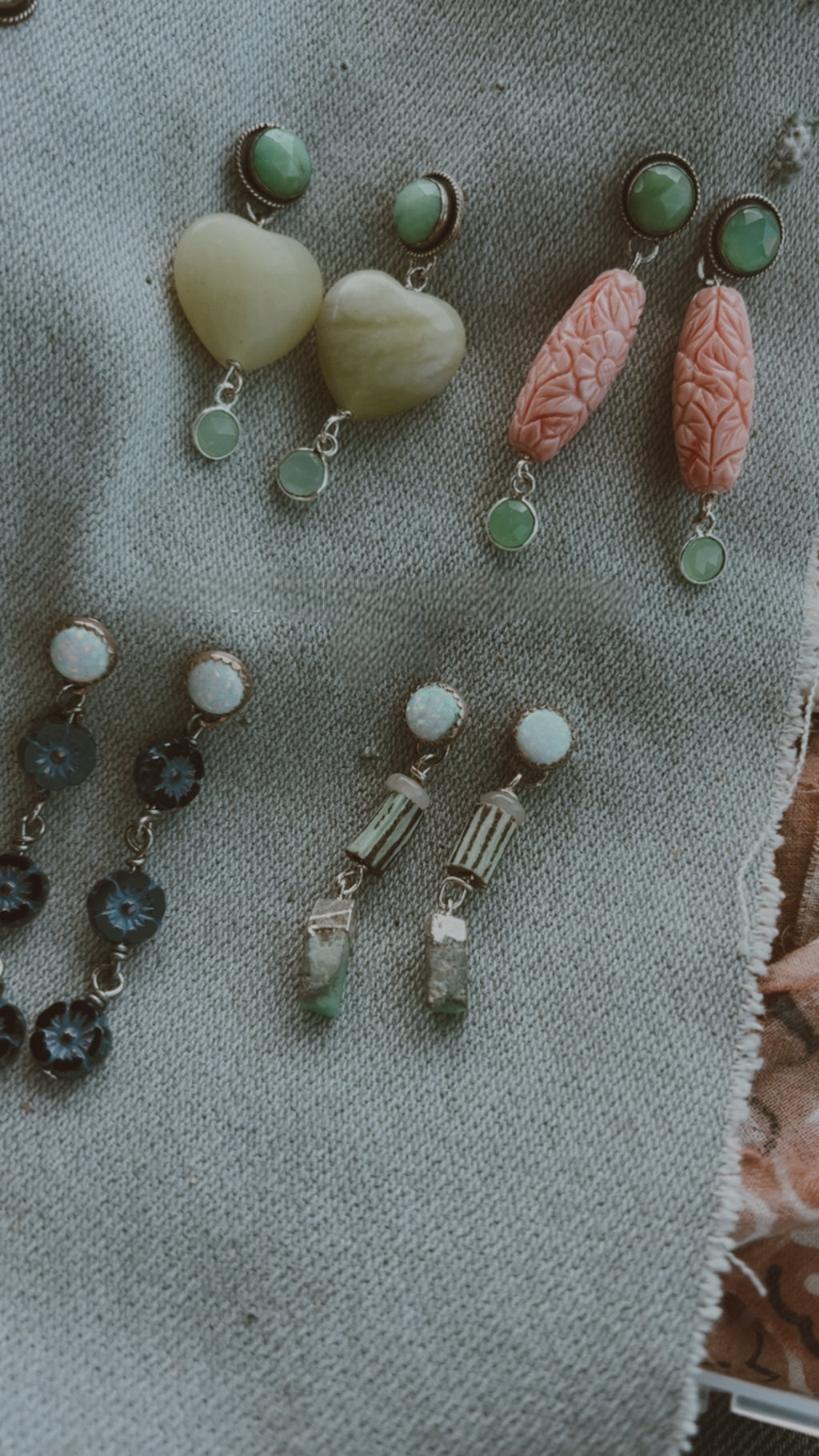 Hand made sterling earrings