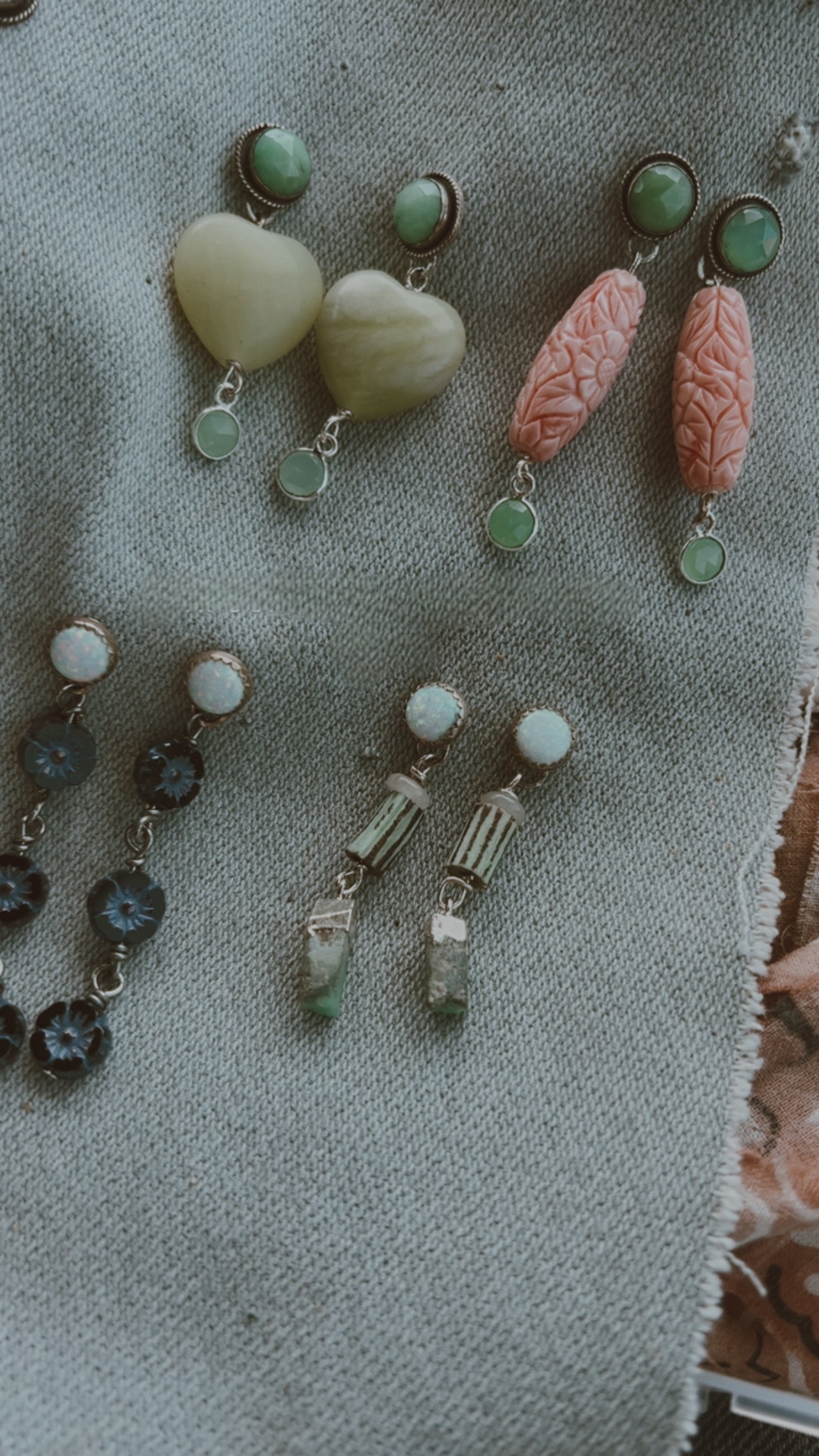 Hand made sterling earrings