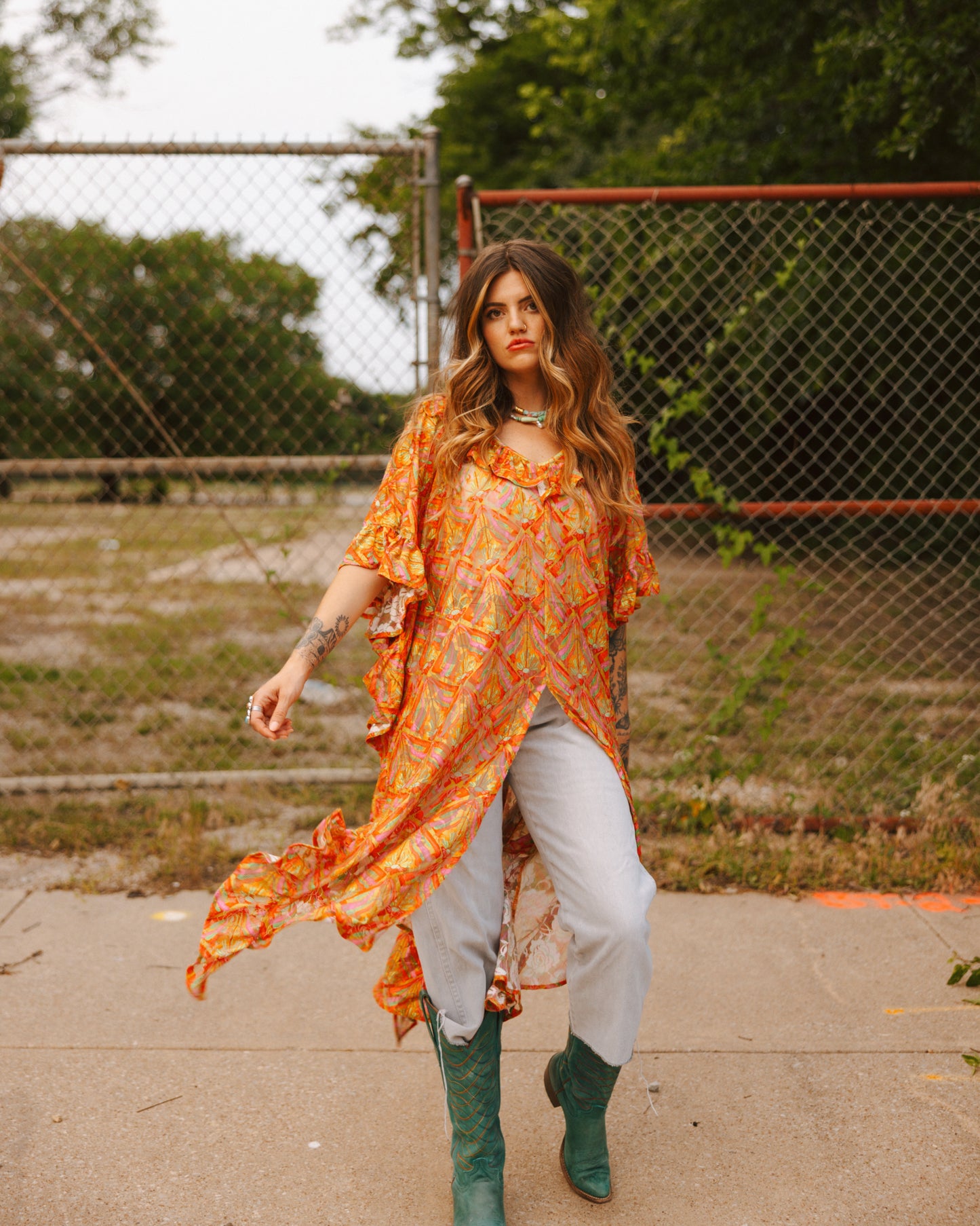 LTB 802 LOTUS TUNIC