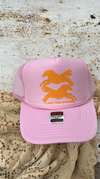 HERE FOR THE HORSES Trucker Hat