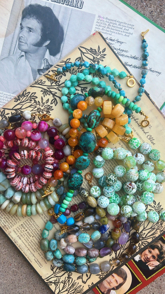 Statement layer necklaces