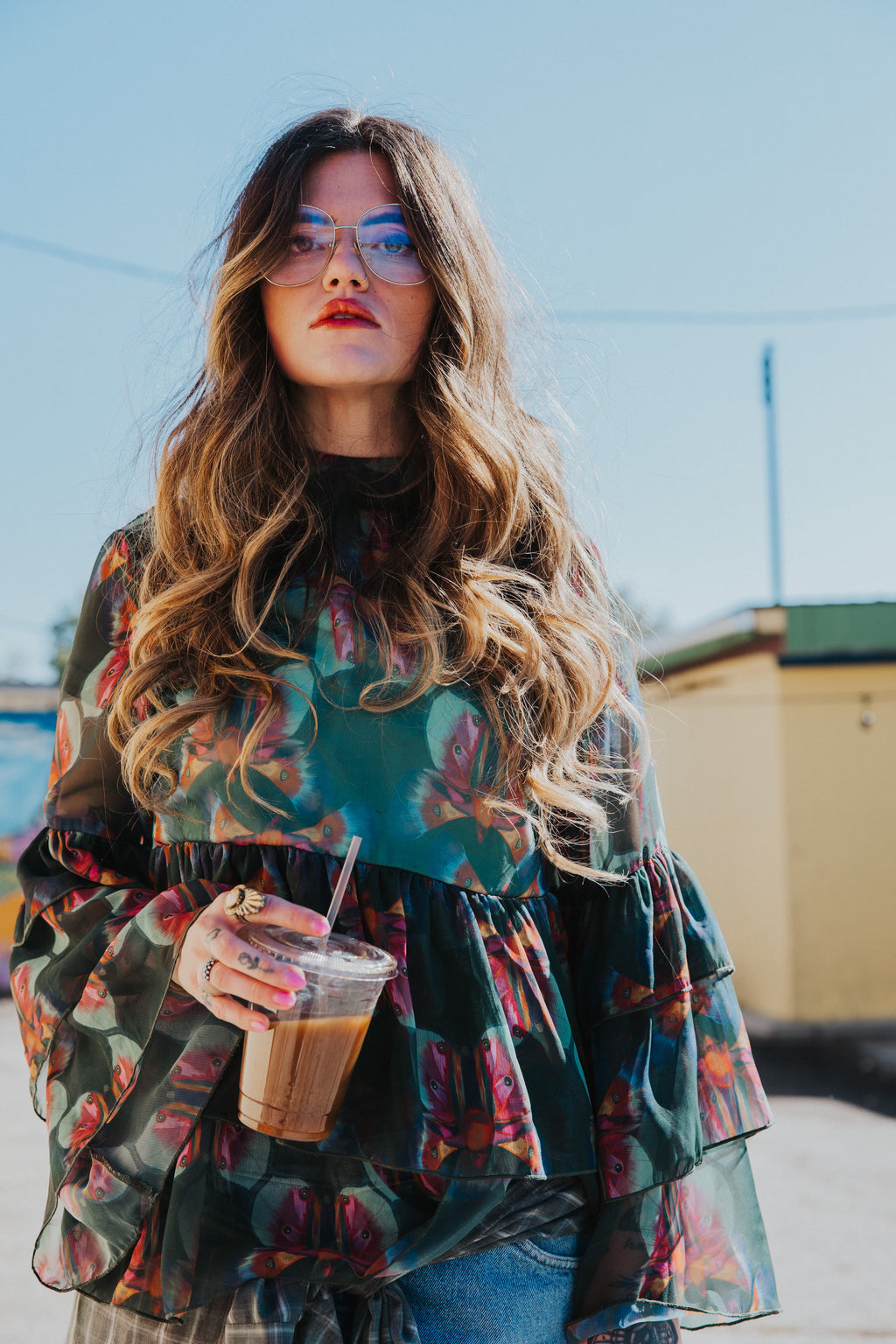 Lillian Ruffle Top