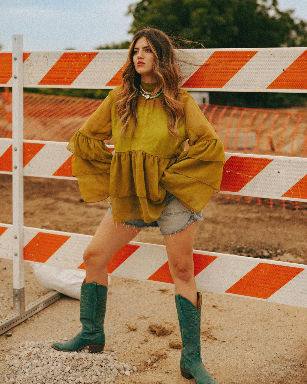 Lillian Ruffle Top