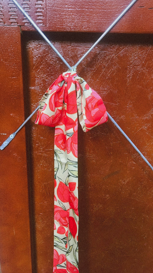 LTB 766 LEMON BLOOM -SATIN TIE