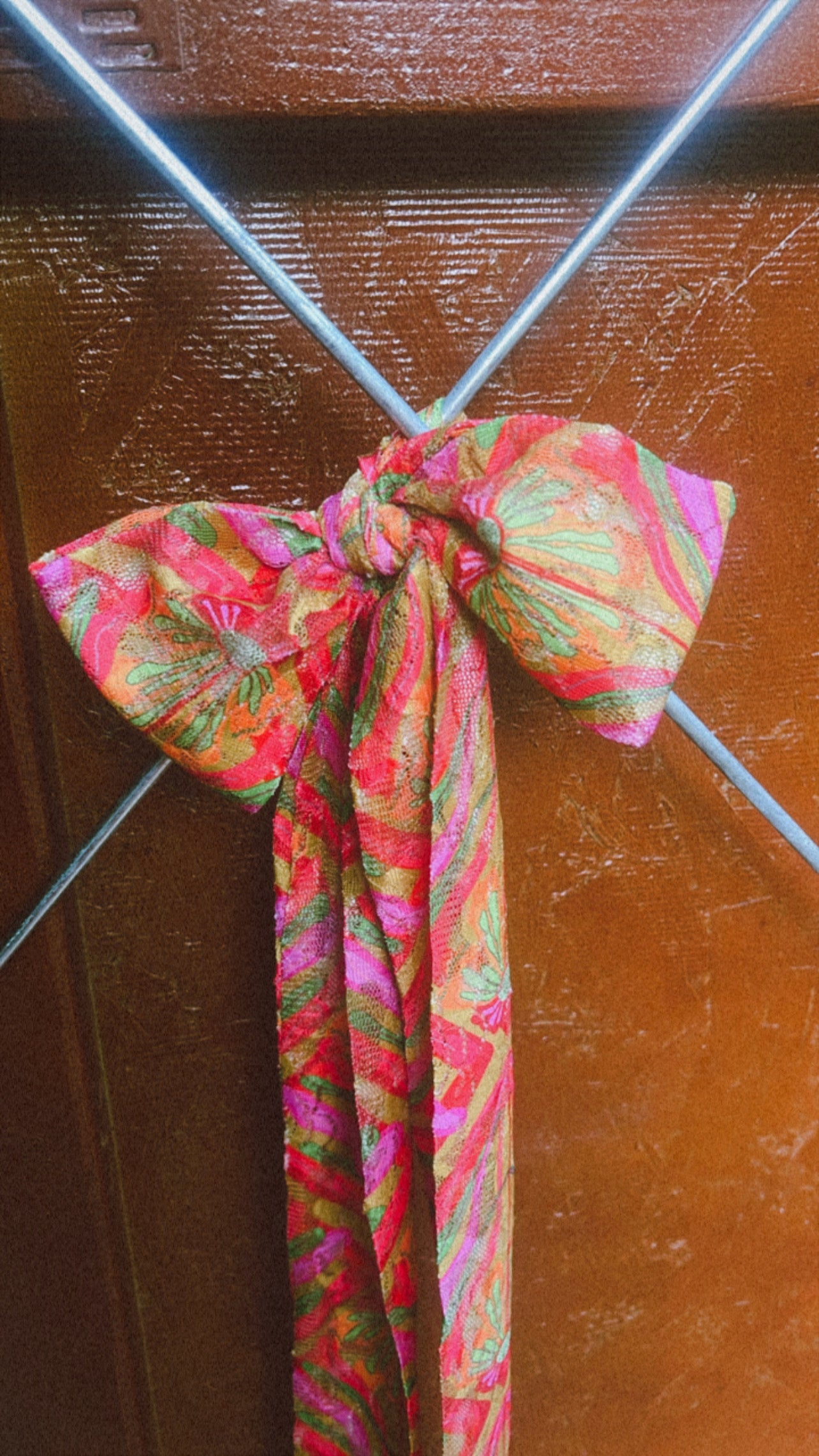 LTB 770 MULIT FLORAL LACE  TIE