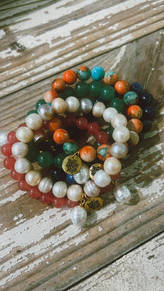 Bead bangles