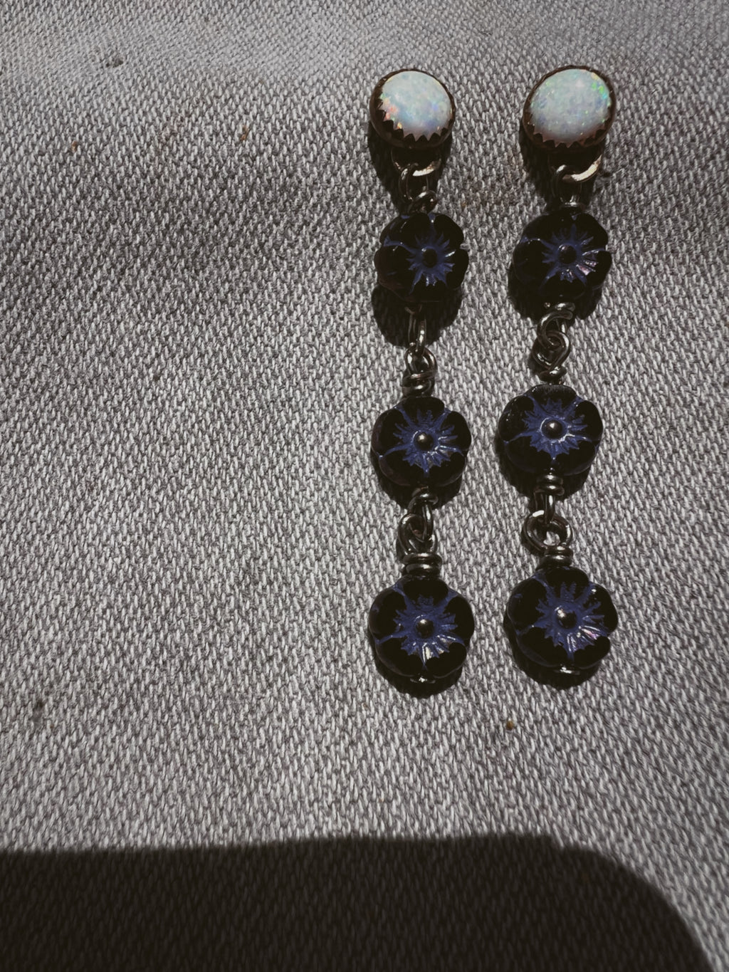 Hand made sterling earrings