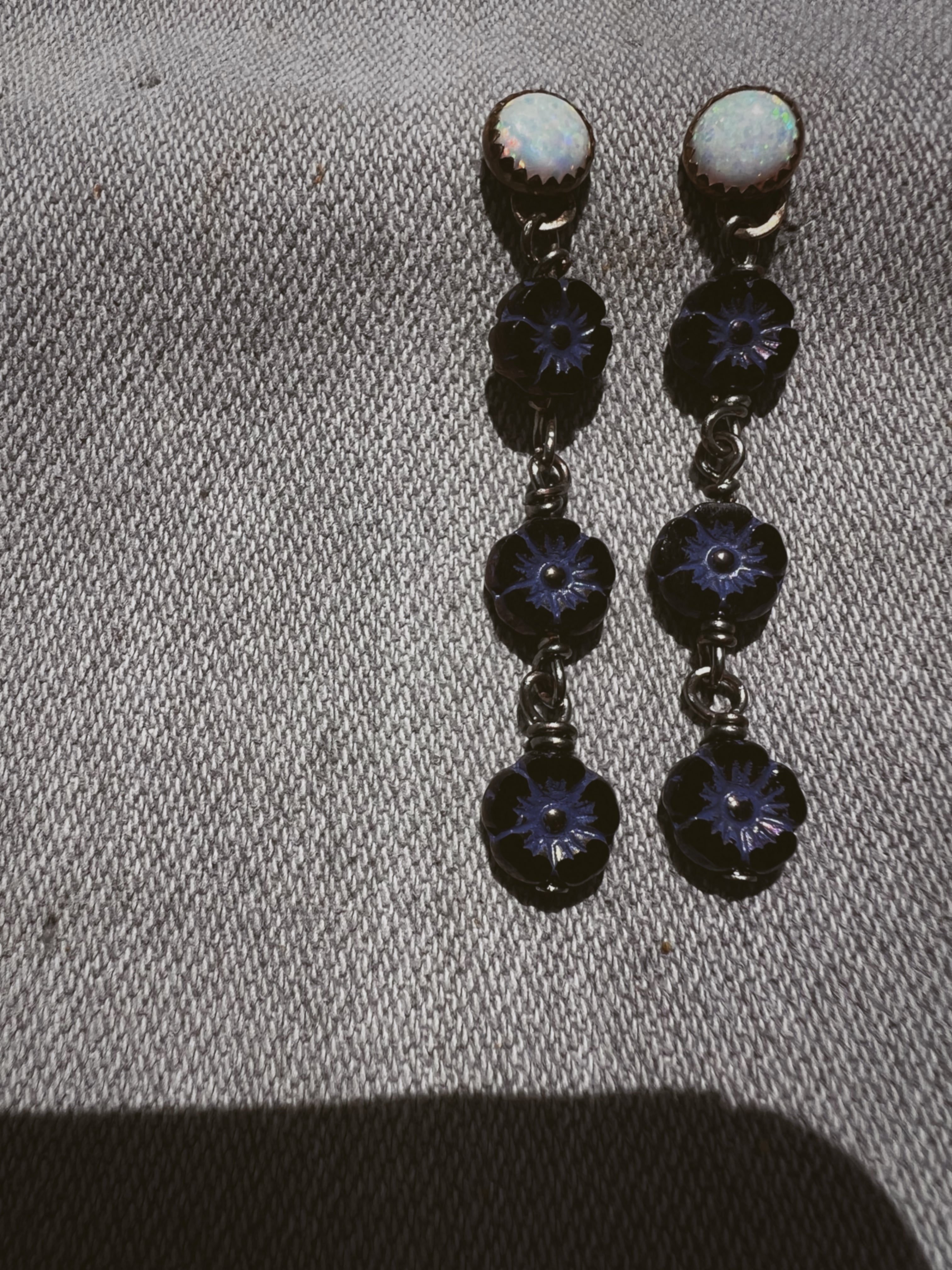 Hand made sterling earrings