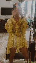 LTB 276 Lady lace Top in Citron