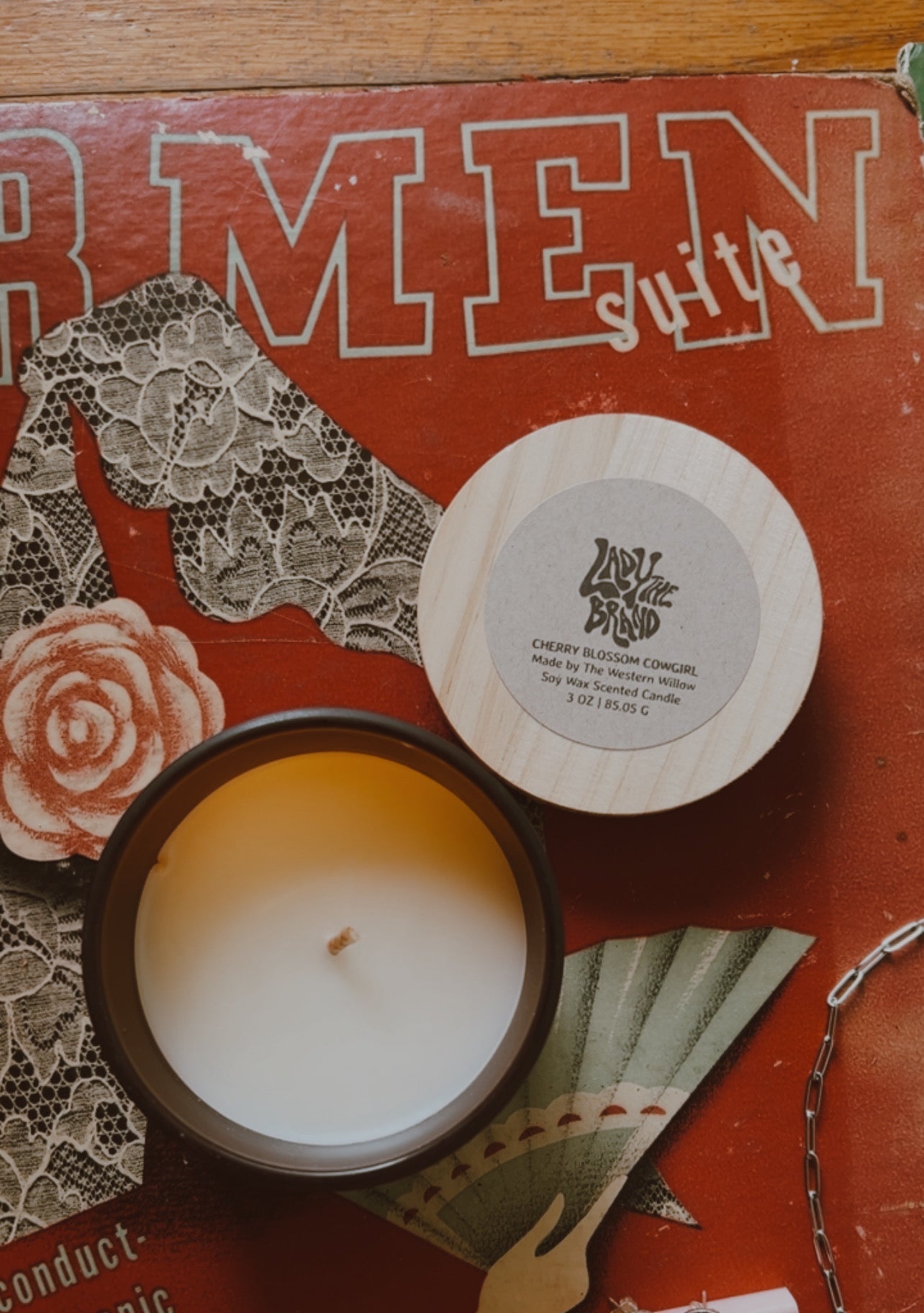 CHERRY BLOSSOM COWGIRL SIGNATURE CANDLE