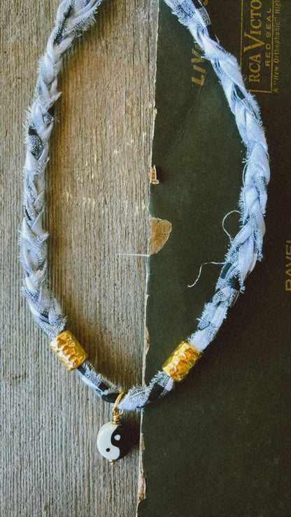 Gingham Bandana Necklace