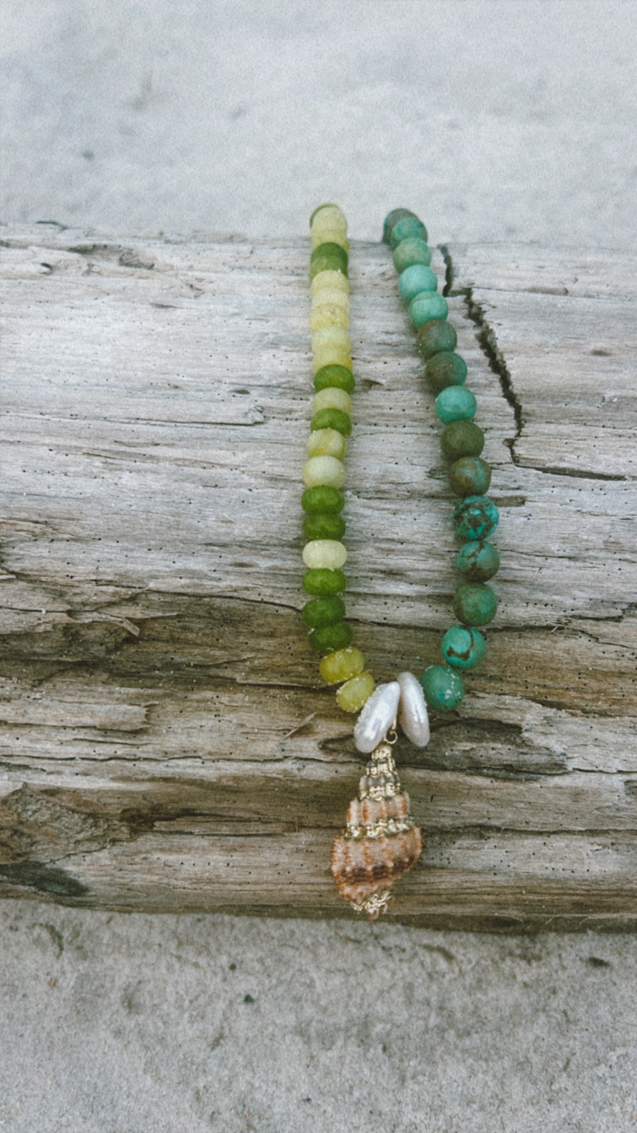 Statement seashell drop