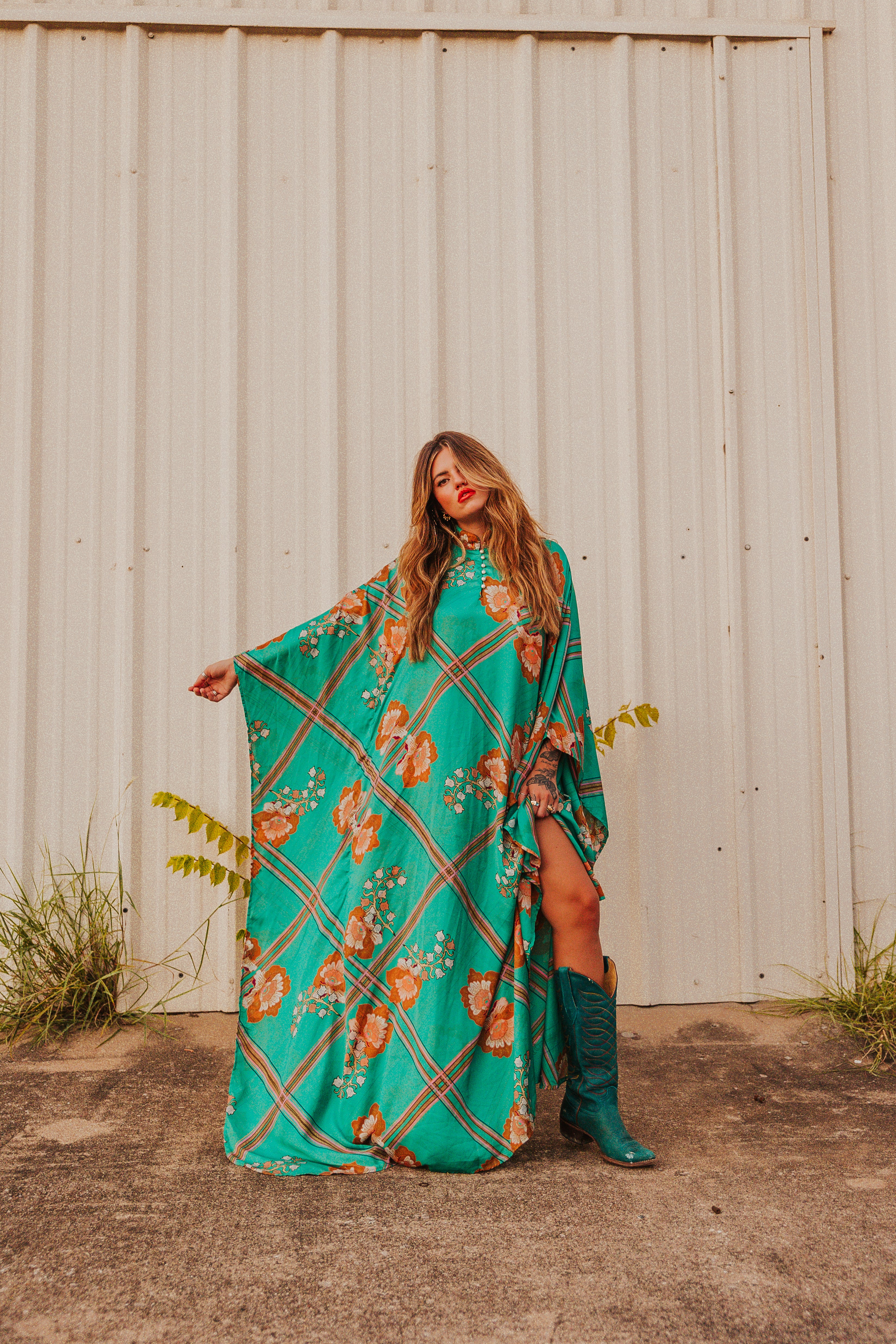 LILA KAFTAN