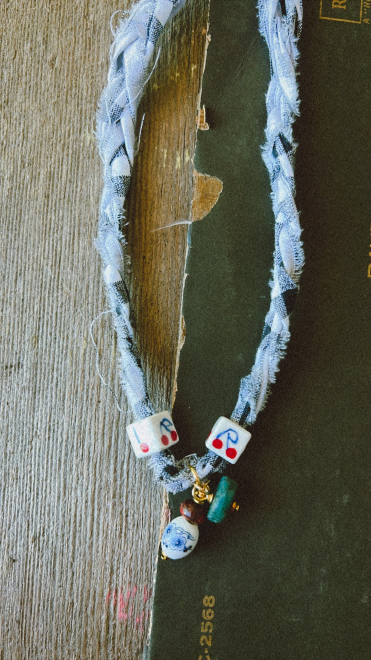 Gingham Bandana Necklace