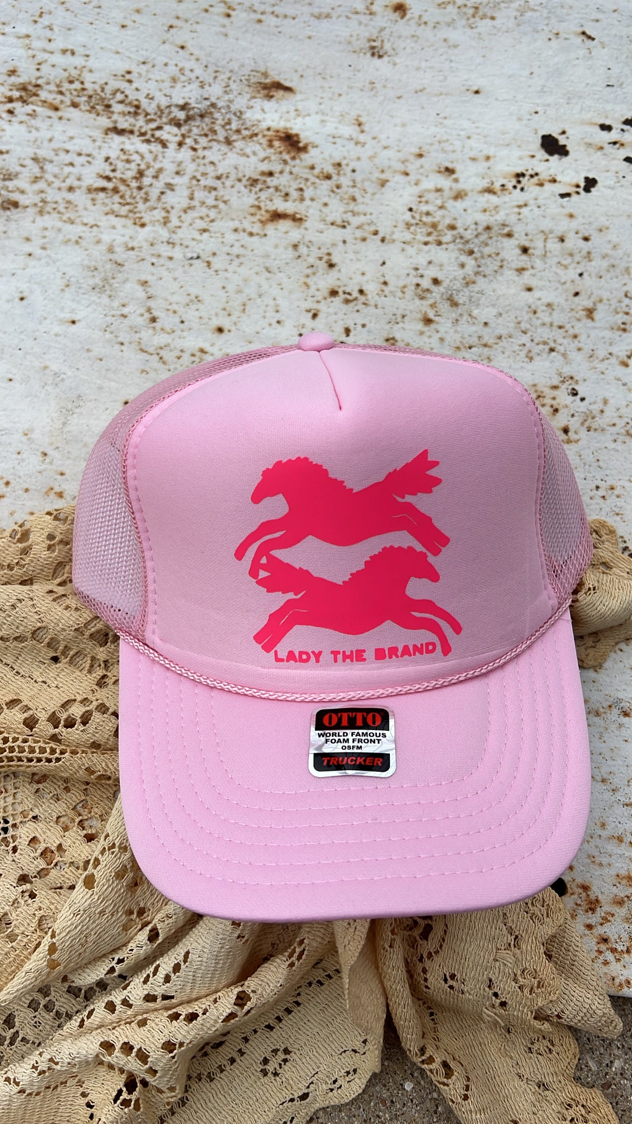 HERE FOR THE HORSES Trucker Hat
