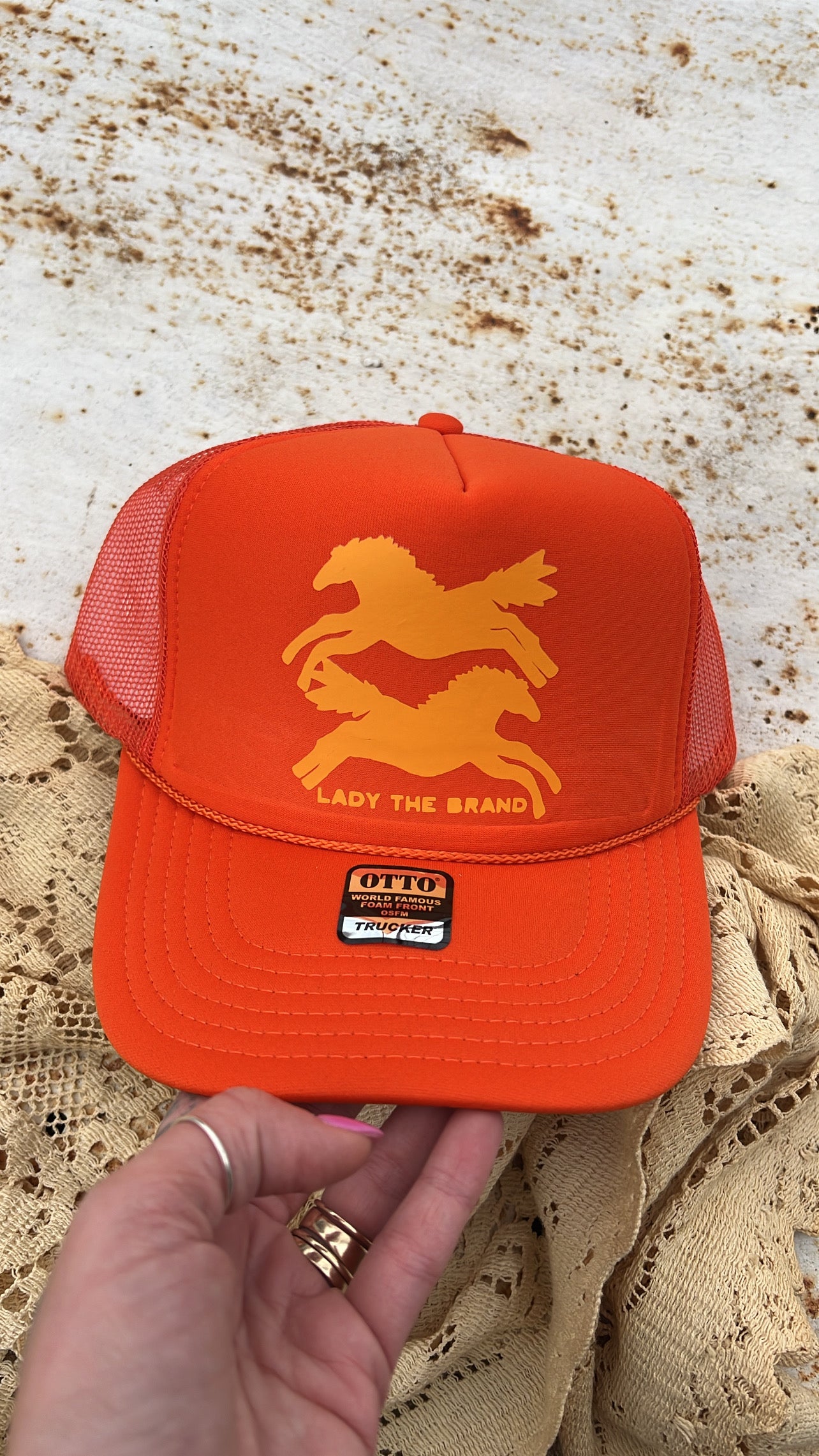 HERE FOR THE HORSES Trucker Hat