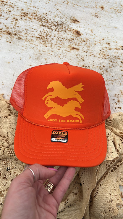 HERE FOR THE HORSES Trucker Hat