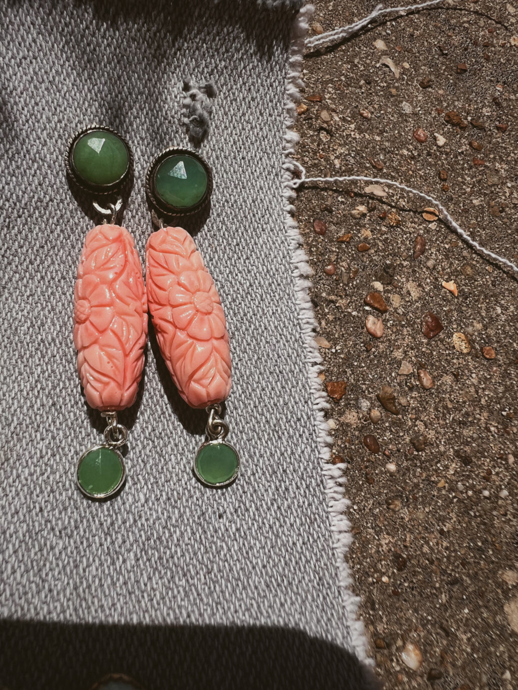 Hand made sterling earrings