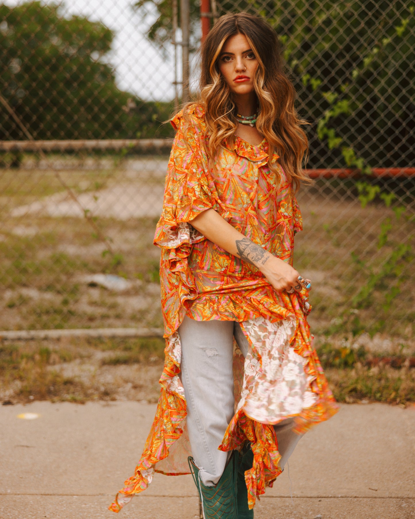 LTB 802 LOTUS TUNIC