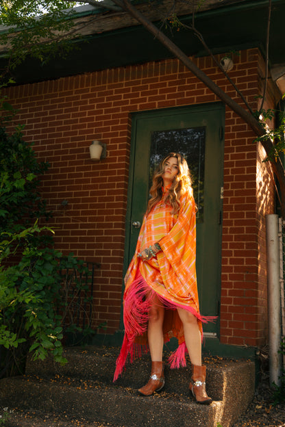 Laire fringe kaftan
