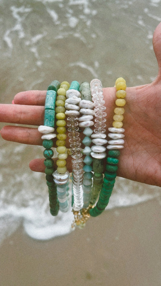 Statement sea split necklace