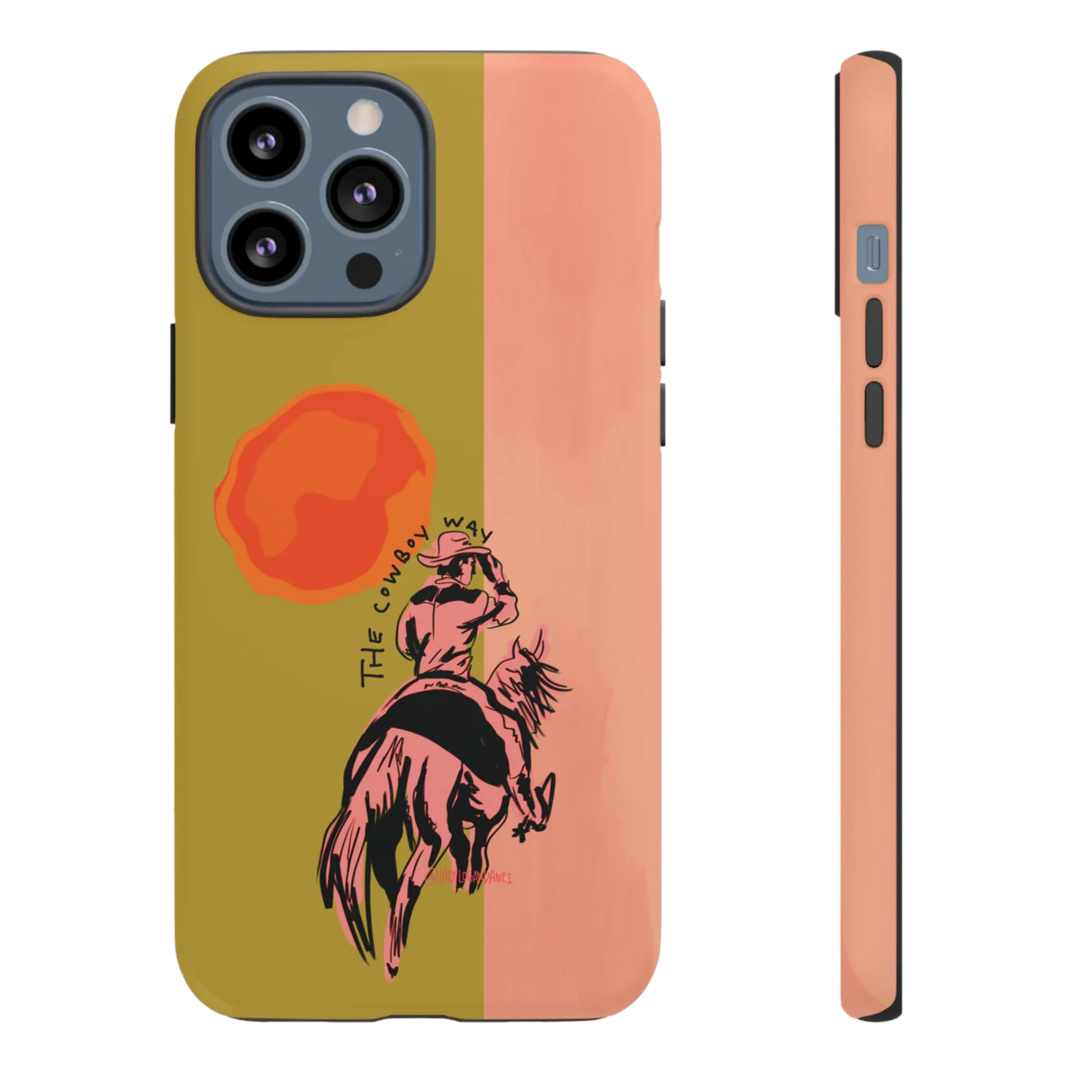 COWBOY WAY PHONE CASE