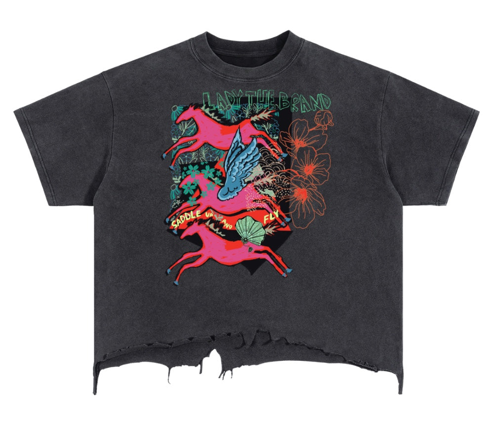 LTB10 SADDLE UP TEE