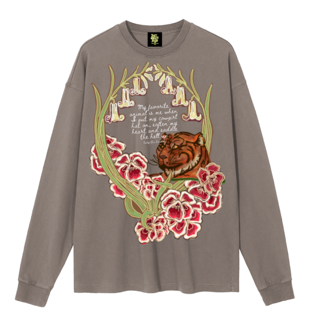 MY FAVORITE ANIMAL LONG SLEEVE TEE