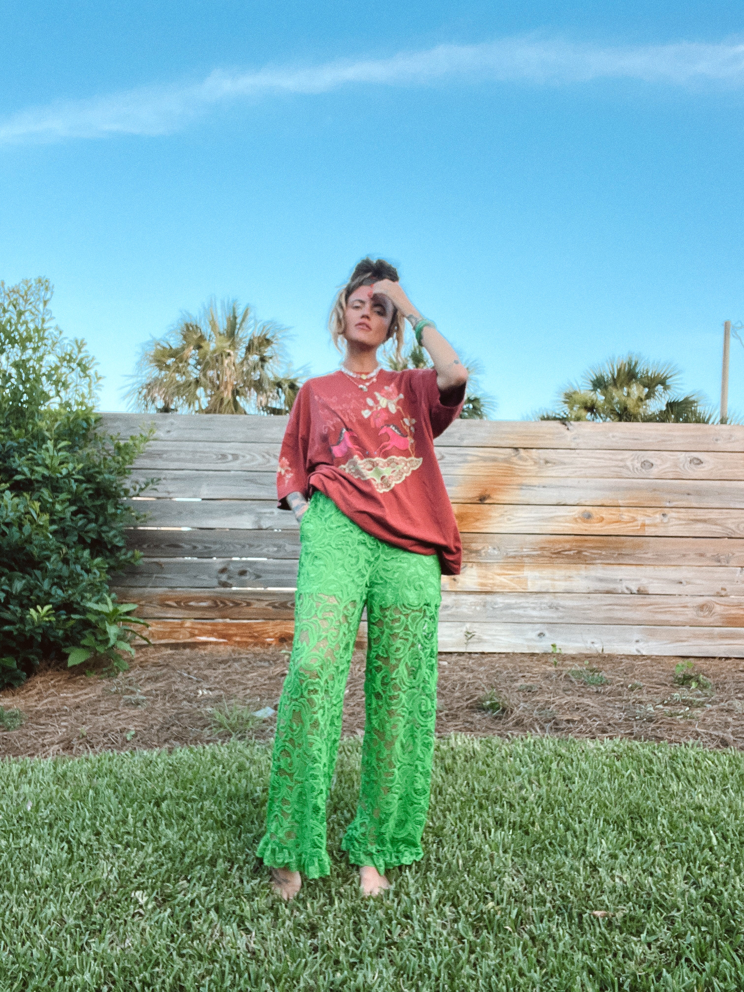 LANDON LACE PANT