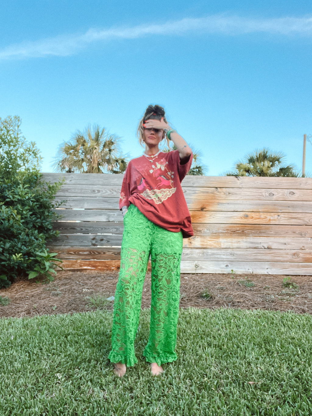 LANDON LACE PANT