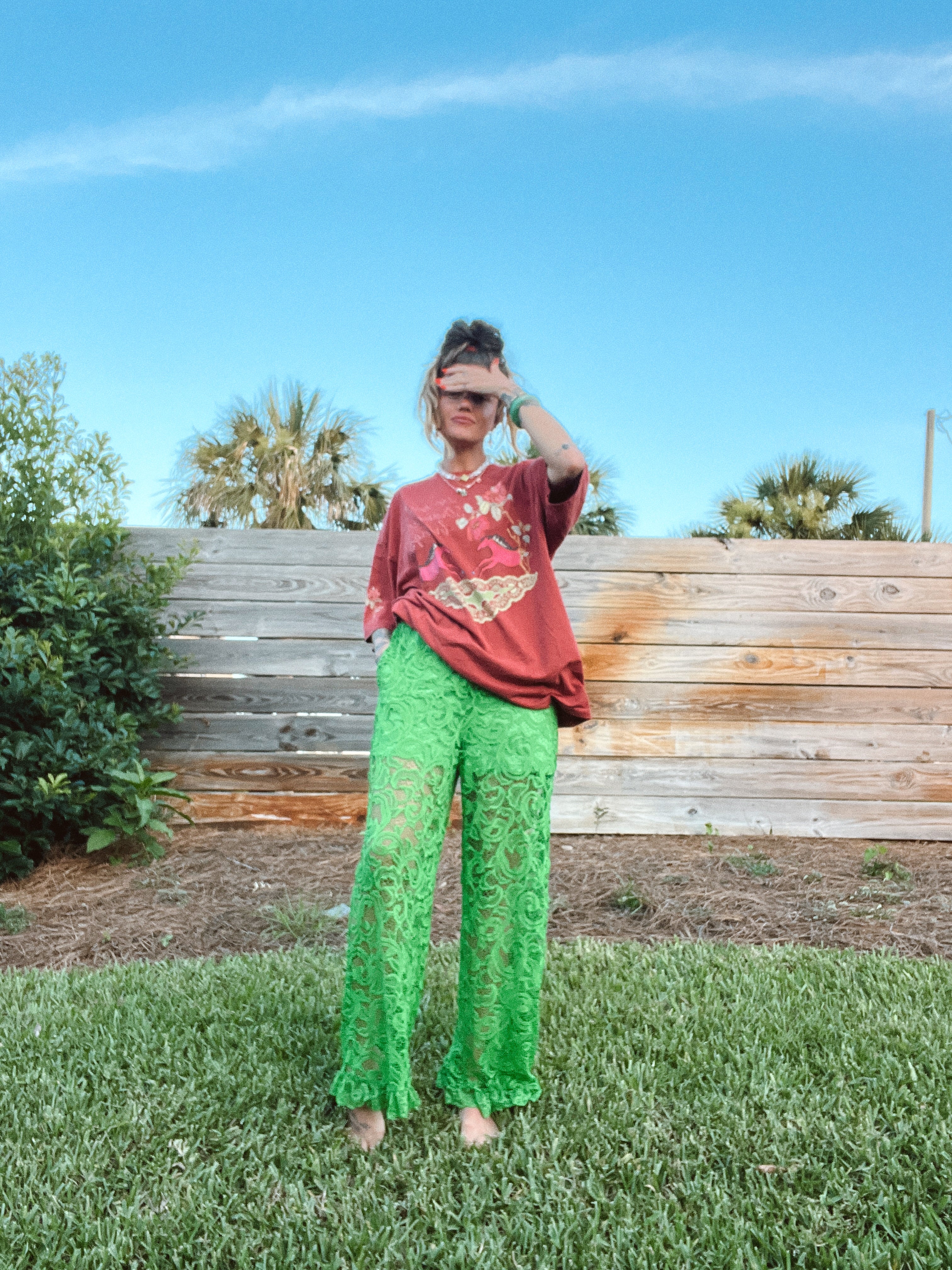 LANDON LACE PANT