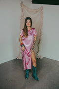 LINDY SATIN DRESS