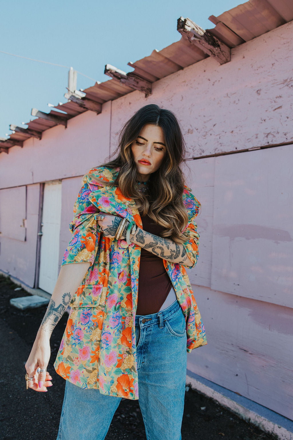 LORELEI VELVET BLAZER